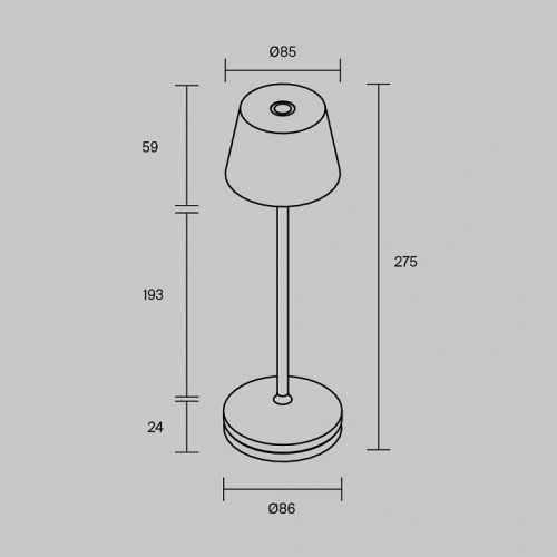 Настольная лампа декоративная Maytoni Nook MOD494RL-L1BSK в Нижнем Новгороде фото 2
