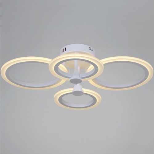 Потолочная люстра 09502-0.3-2+2 WH в Нижнем Новгороде фото 5