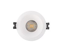 DK3027-WH Встраиваемый светильник, IP 20, 10 Вт, GU5.3, LED, белый, пластик в Можге