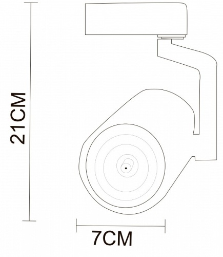 Светильник на штанге Arte Lamp Traccia A2320PL-1WH в Похвистнево фото 4