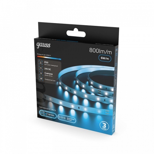 Лента светодиодная Gauss  23637052006 в Нижнем Новгороде фото 6