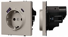 Розетка с заземлением и 2хUSB type A и C, без рамки Arlight SCT-NOBE 059444 в Нижнем Новгороде