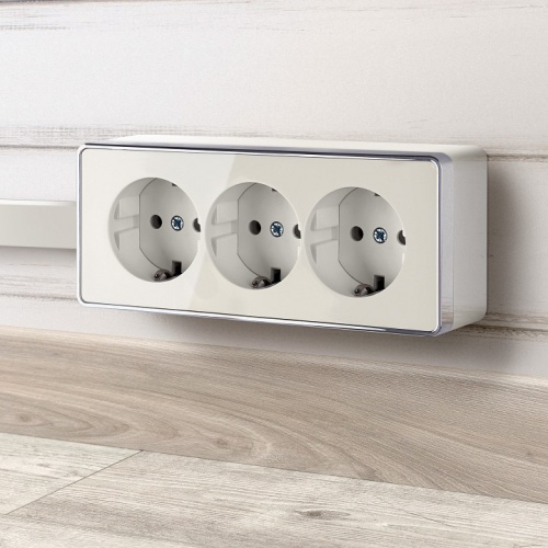 Розетка с заземлением Werkel Gallant (слоновая кость) W5073103 в Нижнем Новгороде фото 2