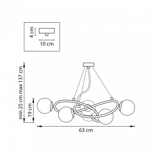 Подвесная люстра Lightstar Globo 799063 в Нижнем Новгороде фото 4