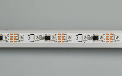 Лента SPI-5000-5060-60 12V Cx3 RGB-Auto (10mm, 13.2W/m, IP20) (Arlight, Открытый, IP20) в Кадникове фото 6