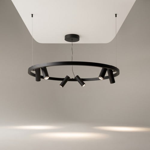 Подвесная люстра Maytoni Halo MOD102PL-L42BK в Нижнем Новгороде фото 4