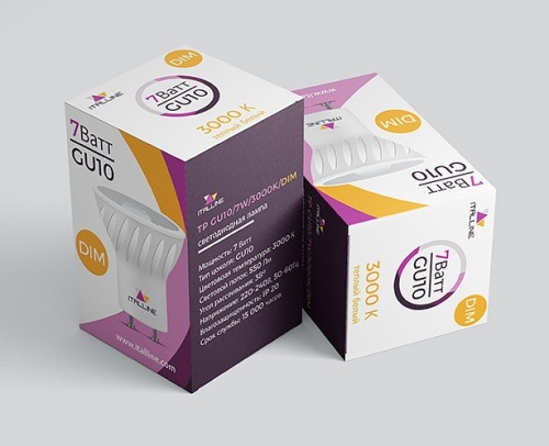 Лампа светодиодная Italline TP GU10 7Вт 3000K TP GU10/7W/3000K DIM в Нижнем Новгороде фото 3