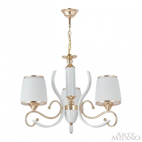 Подвесная люстра Arte Milano Florentia-3857 303857/3 Wh/Gd в Нижнем Новгороде фото 9
