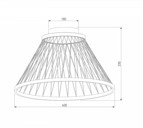 Накладной светильник Eurosvet Cesta 40019/1 LED коричневый в Людиново фото 4