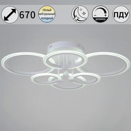 Потолочная люстра 09503-0.3-06 WH в Нижнем Новгороде фото 6