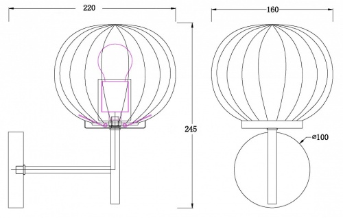Бра MyFar Eliza MR1900-1W в Нижнем Новгороде фото 2