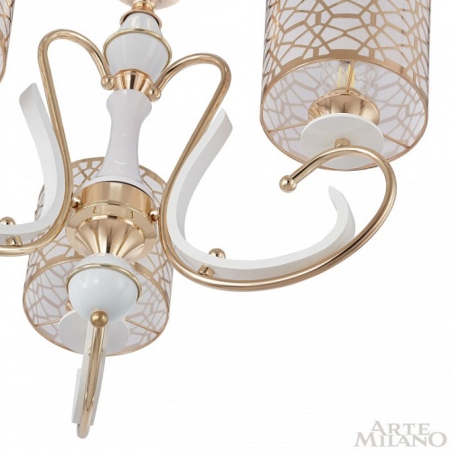 Подвесная люстра Arte Milano Florentia-1237 301237/3 Wh/Gd в Нижнем Новгороде фото 6