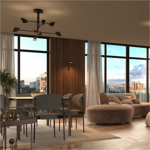 Люстра на штанге Mantra Capuccina 7578 в Нижнем Новгороде фото 5