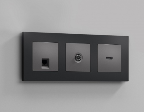 Накладка для ТВ-розетки Ambrella Volt ALFA AP6630 в Нижнем Новгороде фото 2