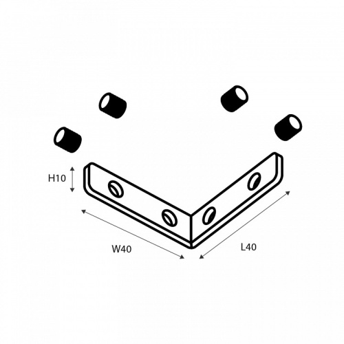 Крепление для трека Favourite Logica 1014-CU-001 в Нижнем Новгороде фото 2