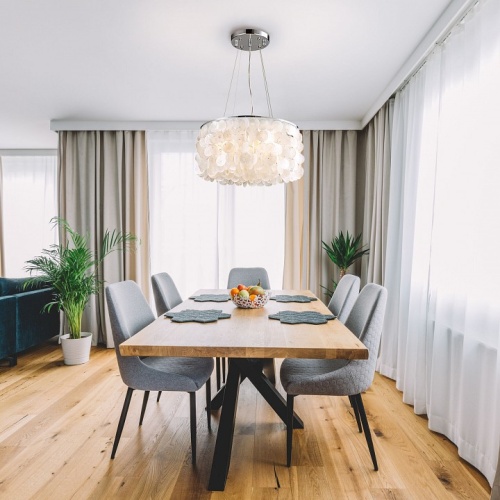 Подвесная люстра Eurosvet  60005/4 хром в Нижнем Новгороде фото 3