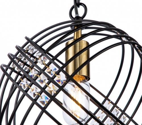 Подвесной светильник Indigo Fresco 10001/1P Black в Нижнем Новгороде фото 3