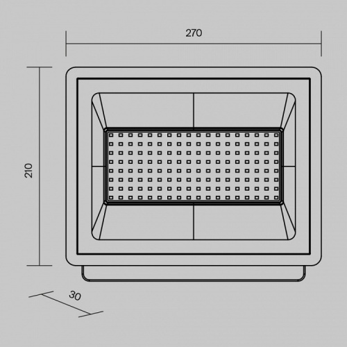 Настенно-потолочный прожектор Maytoni Flood FL001-L100B4K в Белово фото 4