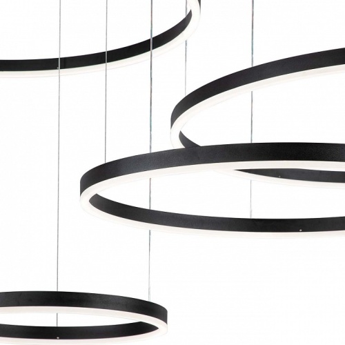 Подвесной светильник Indigo Galass 14001/4P Black в Нижнем Новгороде фото 3