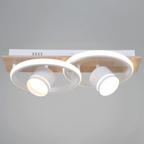 Накладной светильник 29560-0.3-2+2 WH+WOOD в Нижнем Новгороде фото 3