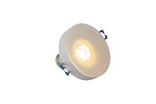 DK4032-WH Встраиваемый светильник, IP 20, 10 Вт, GU10, белый, алюминий/пластик в Железногорске-Илимском