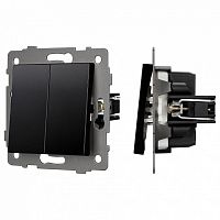 Выключатель самовозвратный двухклавишный без рамки Arlight SWT 049884 в Нижнем Новгороде