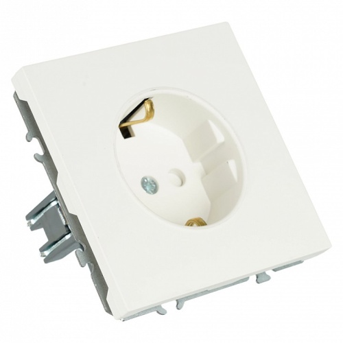 Розетка с заземлением и со шторкой, без рамки Stekker Эмили 50235 в Нижнем Новгороде фото 2