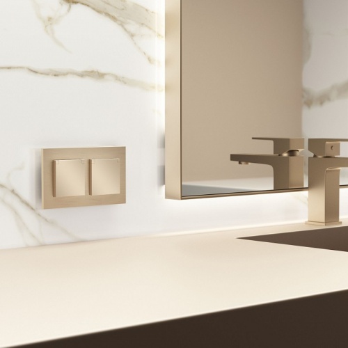 Рамка на 2 поста Werkel AluMax шампань W0023511 в Нижнем Новгороде фото 3