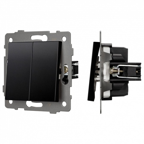 Выключатель самовозвратный двухклавишный без рамки Arlight SWT 049884 в Нижнем Новгороде