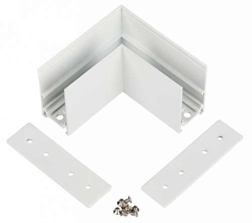 Соединитель угловой внутренний для треков накладных MyFar  MT0201-CL-W в Нижнем Новгороде