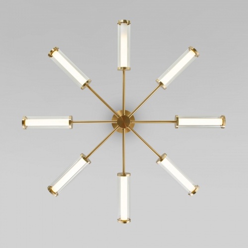 Люстра на штанге Eurosvet Stark 50386 LED латунь в Нижнем Новгороде фото 2