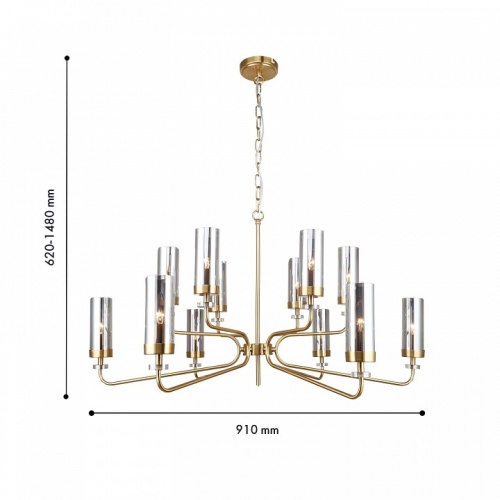 Подвесная люстра F-promo Shandar 4620-12P в Нижнем Новгороде фото 4