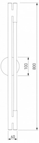 Накладной светильник Eurosvet Talus 50265 LED титан в Нижнем Новгороде фото 4