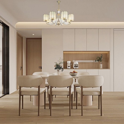 Подвесная люстра Arte Milano Florentia-3387 303387/8 Wh/Gd в Нижнем Новгороде фото 3