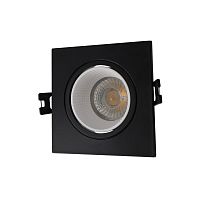 DK3071-BK+WH Встраиваемый светильник, IP 20, 10 Вт, GU5.3, LED, черный/белый, пластик в Можге