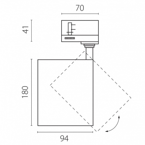 Светильник на штанге Lightstar Canno Pro C4406QT в Нижнем Новгороде фото 2