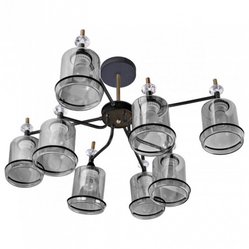 Люстра на штанге Imex MD.4890 MD.4890-8-S COFFEE+FGD в Нижнем Новгороде