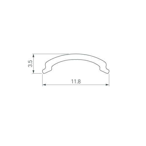 Экран ARH-KANT-H10-2000 Round Opal (Arlight, Пластик) в Похвистнево фото 2