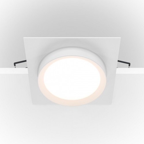 Встраиваемый светильник Maytoni Hoop DL086-GX53-SQ-W в Светлом фото 2
