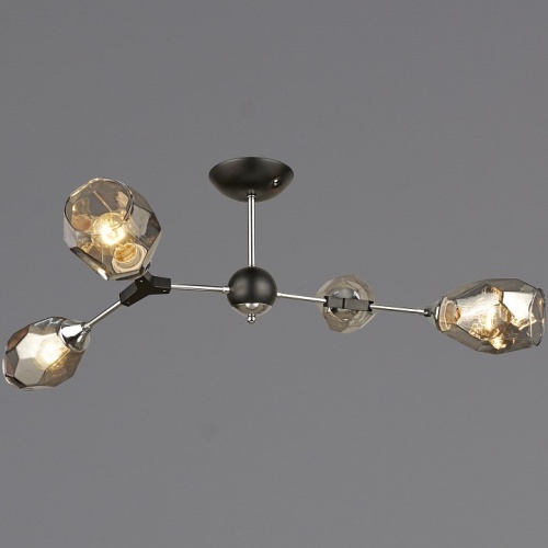 Люстра на штанге 04209-0.3-04 CH+BK в Нижнем Новгороде