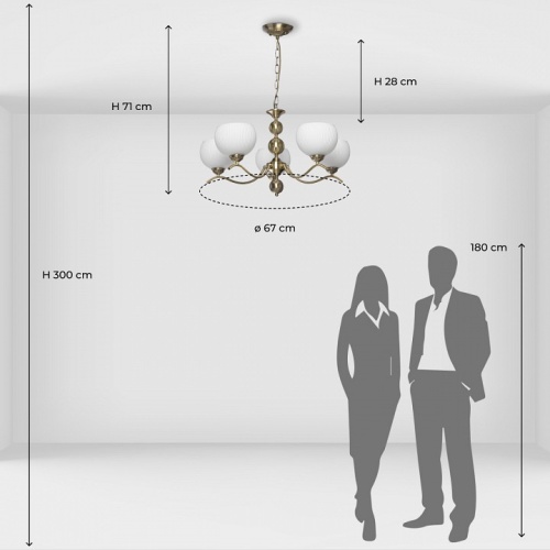 Подвесная люстра MW-Light Фелиция 28 347019705 в Йошкар-Оле фото 9