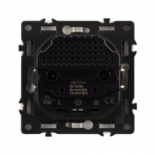 Розетка с заземлением и 2хUSB type A, без рамки Arlight SCT 054284 в Нижнем Новгороде фото 3