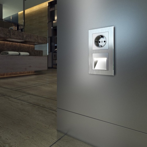 Рамка на 2 поста Werkel Aluminium (алюминий) W0021706 в Нижнем Новгороде фото 7