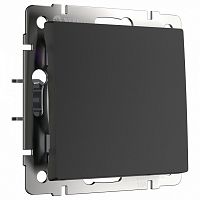 Выключатель перекрестный одноклавишный без рамки Werkel черный матовый W1113008 в Нижнем Новгороде