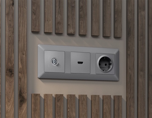 ТВ-розетка оконечная без рамки Ambrella Volt ALFA MA513005 в Нижнем Новгороде фото 2