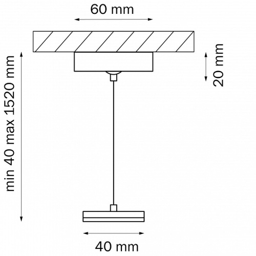 Подвес для трека Lightstar Teta 505176 в Нижнем Новгороде фото 2