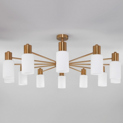 Потолочная люстра Eurosvet Vegga 70160/12 латунь Smart в Нижнем Новгороде