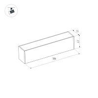 Светильник MAG-DARK-45-L200-6W Day4000 (BK, 20 deg, 24V) (Arlight, IP20 Металл, 5 лет) в Ядрине