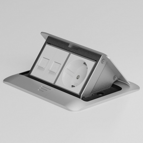 Выдвижной блок для розеток Werkel серебряный a069366 в Нижнем Новгороде