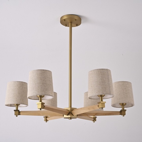 Люстра на штанге Imperiumloft Jorgenson Beige/Light wood STAVRA01 в Нижнем Новгороде фото 8